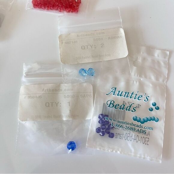 Crystal Beads Jewelry Making Supplies Lot - Picture 5 of 7